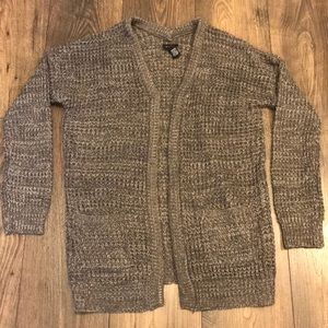 Rue21 NWT gray open front cardigan